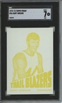 1972 Topps #36 Gary Gregor 9 card progressive proof.
